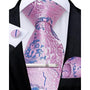 Men's Paisley Formal Tie Set - Refined Wedding & Event Accessories 14