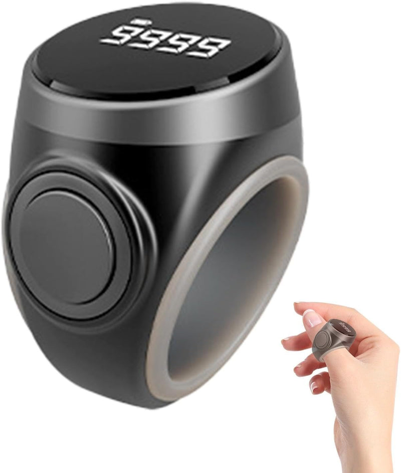 4-stelliger wiederaufladbarer digitaler Fingerzählring – Calmero