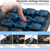Inflatable Travel Chair Cushion with Ergonomic Pressure Relief – AirComfort