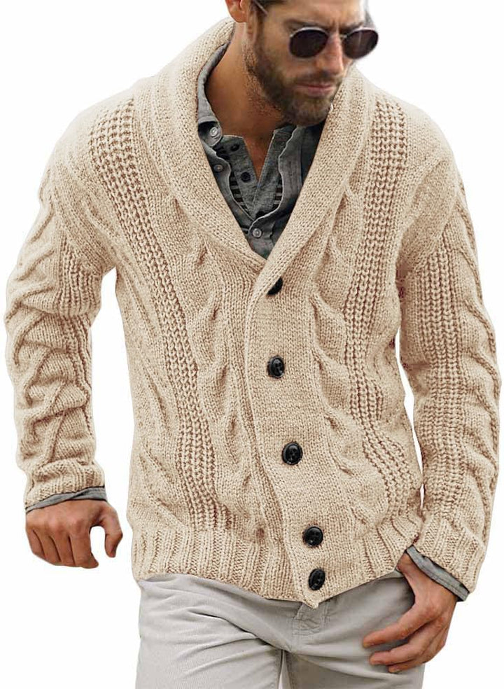 Bequemer gestrickter Herrenpullover - Lucas