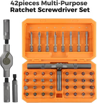 42-in-1 magnetisches Schraubendreher-Set – Präzisions-Reparaturset mit Bits und Griff – Fixaro