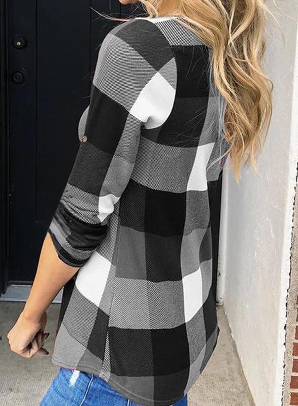 Stilvolle Casual Kariertes Damenhemd - Lara