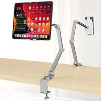 Verstelbare Aluminium Tablet Desk Stand met 360° Rotatie – Movaro
