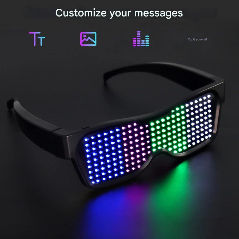 App-programmierbare LED Partybrille - GlowBeat
