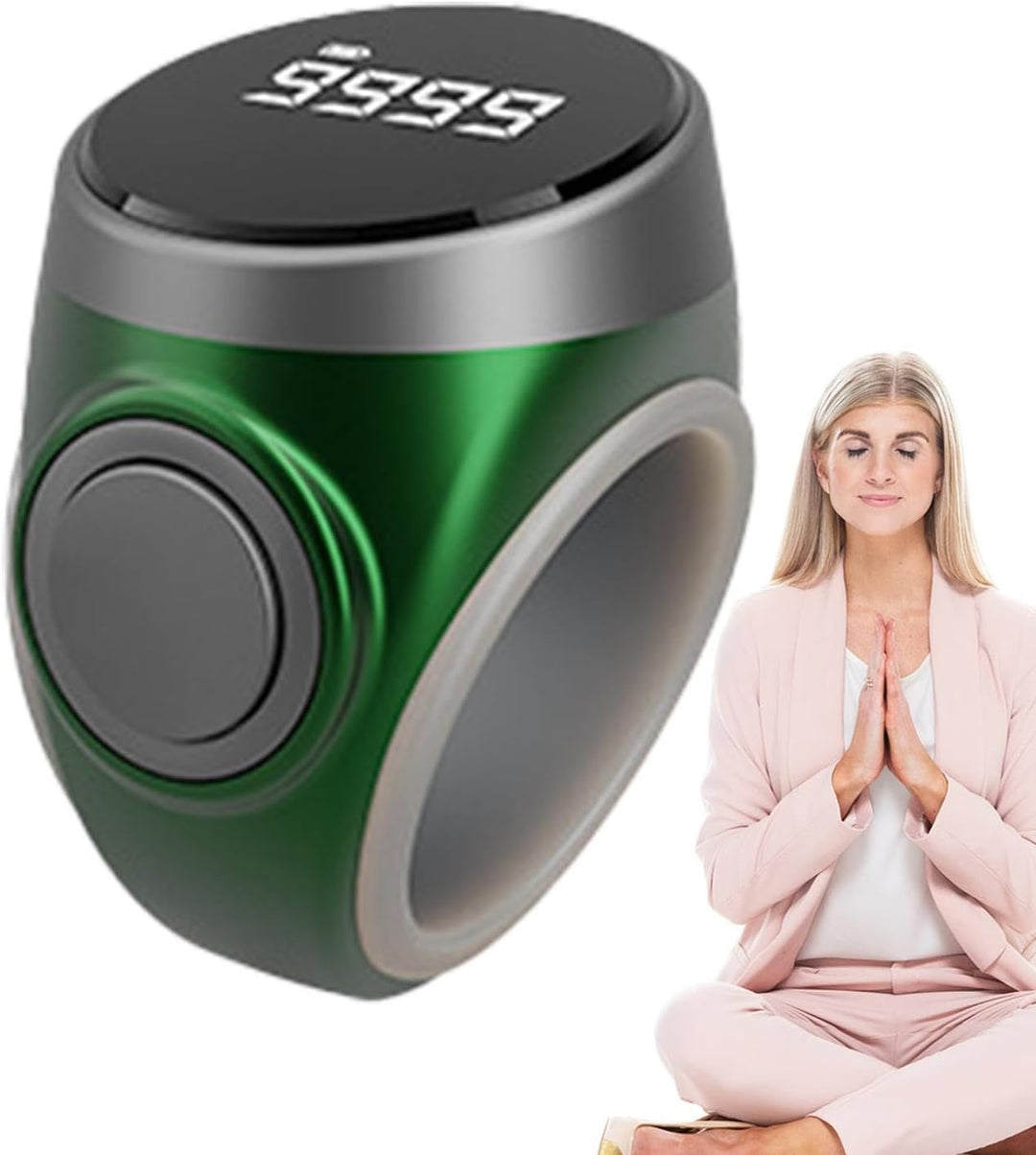 4-stelliger wiederaufladbarer digitaler Fingerzählring – Calmero