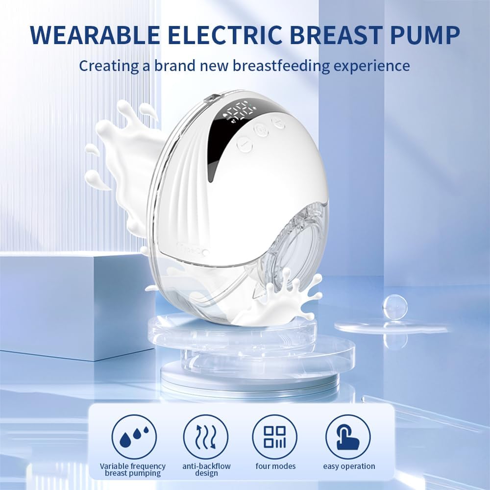 Tragbare elektrische Milchpumpe mit LED-Display – Mirava