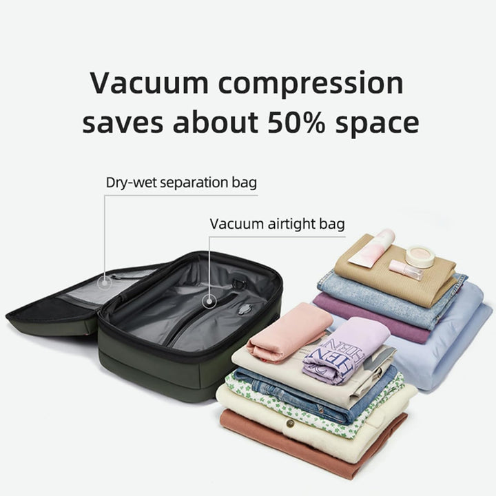 Expandable &amp; Waterproof Travel Backpack with Vacuum Compression – Arvid