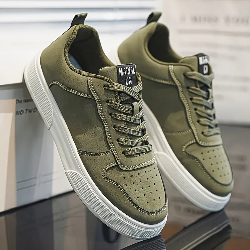 Herren-Wanderschuhe aus Wildleder mit bequemer Sohle und Stil - Marco
