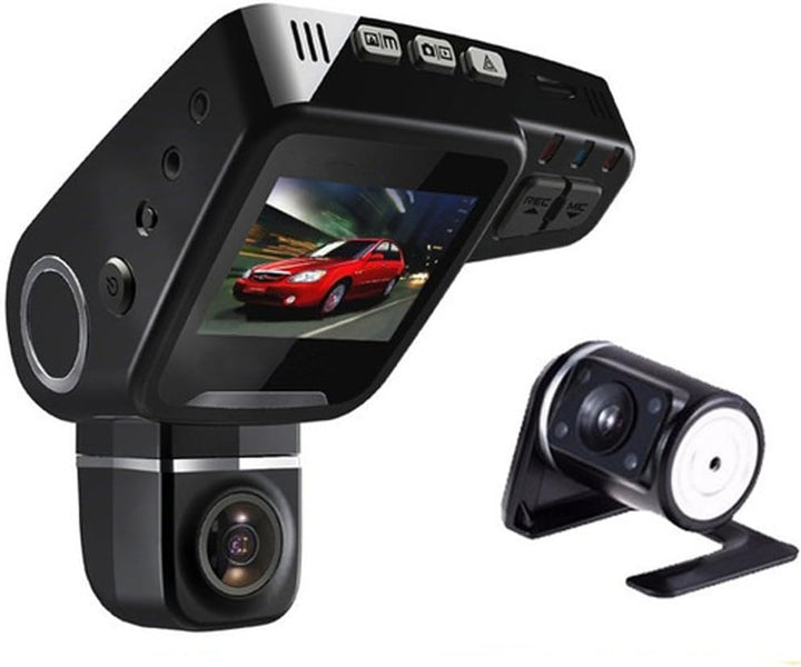 WiFi Hidden Dash Cam 1080P with 170° Wide Angle and G-Sensor 