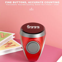 4-stelliger wiederaufladbarer digitaler Fingerzählring – Calmero