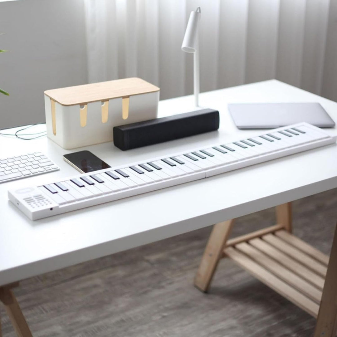 Zusammenklappbares Digitalpiano mit 61 Tasten sowie Aufnahme- und Wiedergabefunktion – Meliora