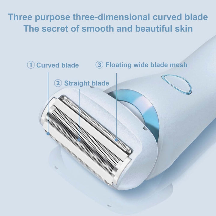 Women's Electric Shaver with 3 High-Speed ​​Blades and 3D Floating Foil – Nivora
