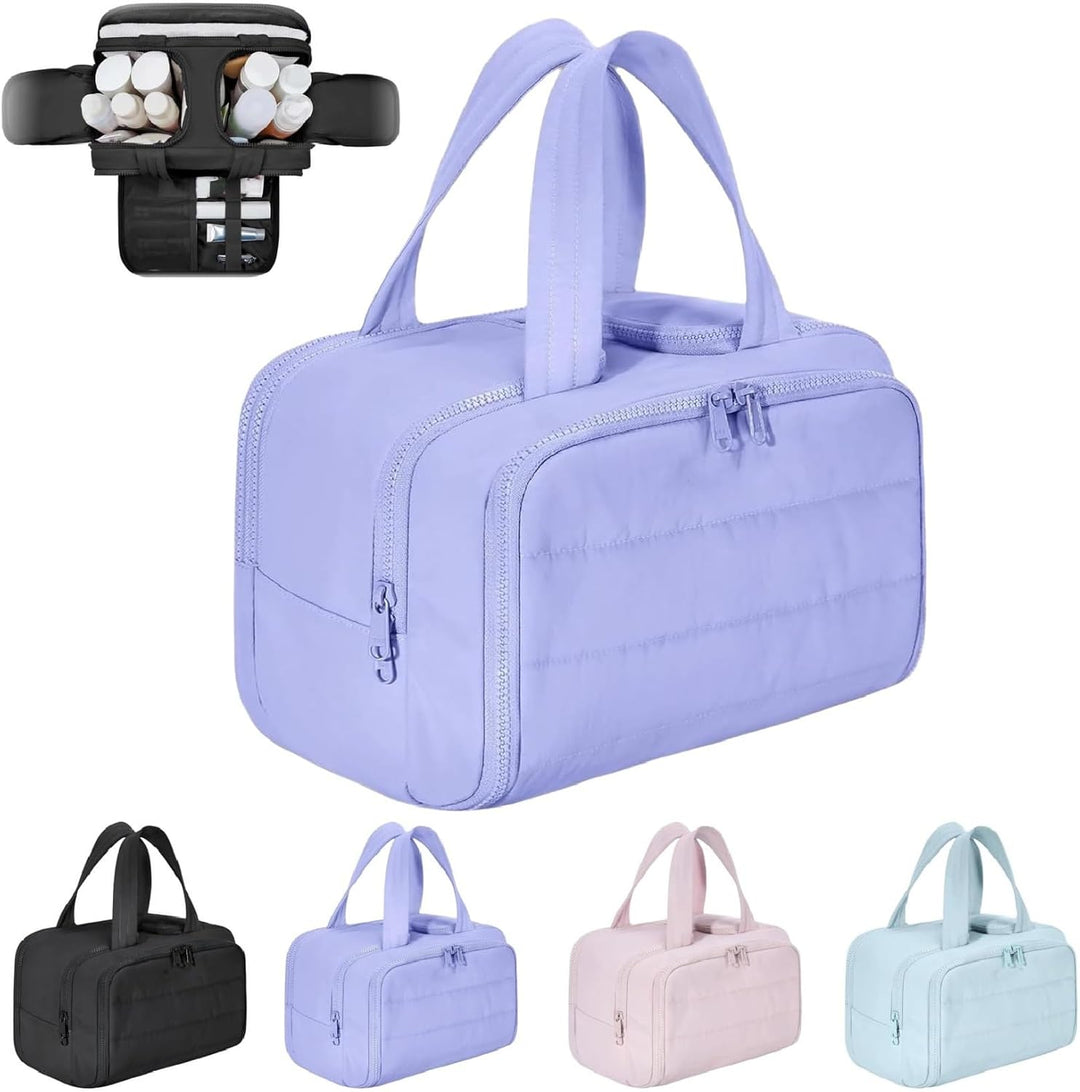 Reis Make-up Tas – Grote Waterdichte Toilettas en Make-uporganizer (4-in-1) – Selvane