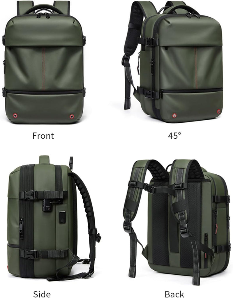 Expandable &amp; Waterproof Travel Backpack with Vacuum Compression – Arvid