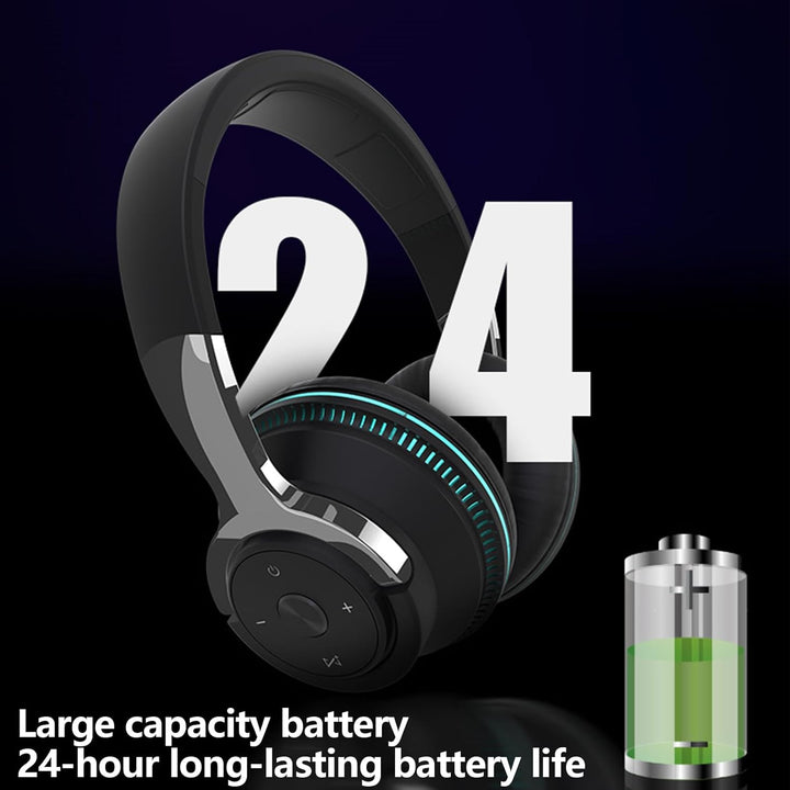 Vouwbare Draadloze Koptelefoon met RGB Lichten – Sonvix