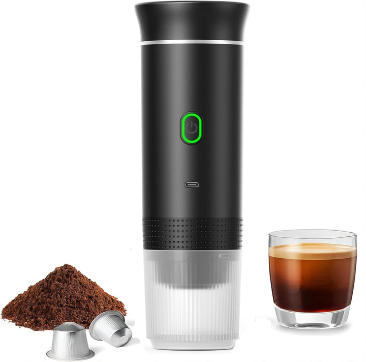 Draagbare 3-in-1 Espresso Koffiemaker met Oplaadbare Batterij – Raverno