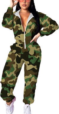 Retro Dames Windbreaker Jumpsuit - Elodie