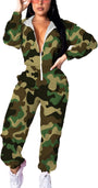 Retro Damen Windbreaker Jumpsuit - Elodie