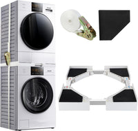 Verstelbare universele stapelset voor wasmachine en droger