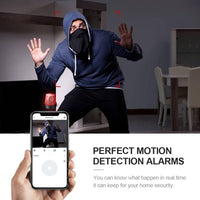 Mini security camera 4K with Wi-Fi, hidden indoor camera and night vision