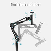 Verstelbare 360° Telefoon- en Tablet Bodystandaard – Movira