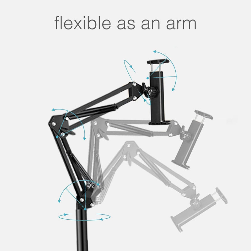 Verstelbare 360° Telefoon- en Tablet Bodystandaard – Movira