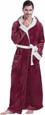 Bequemer Flanell Herren Bademantel - James