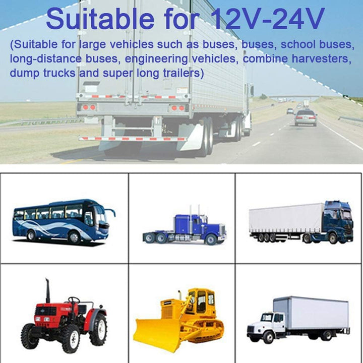 Truck Rear View Camera 12V/24V with 18 LED IR Night Vision IP68 