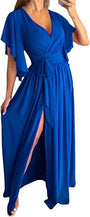 V-Ausschnitt Sommerkleid mit Glockenärmeln – Sofia