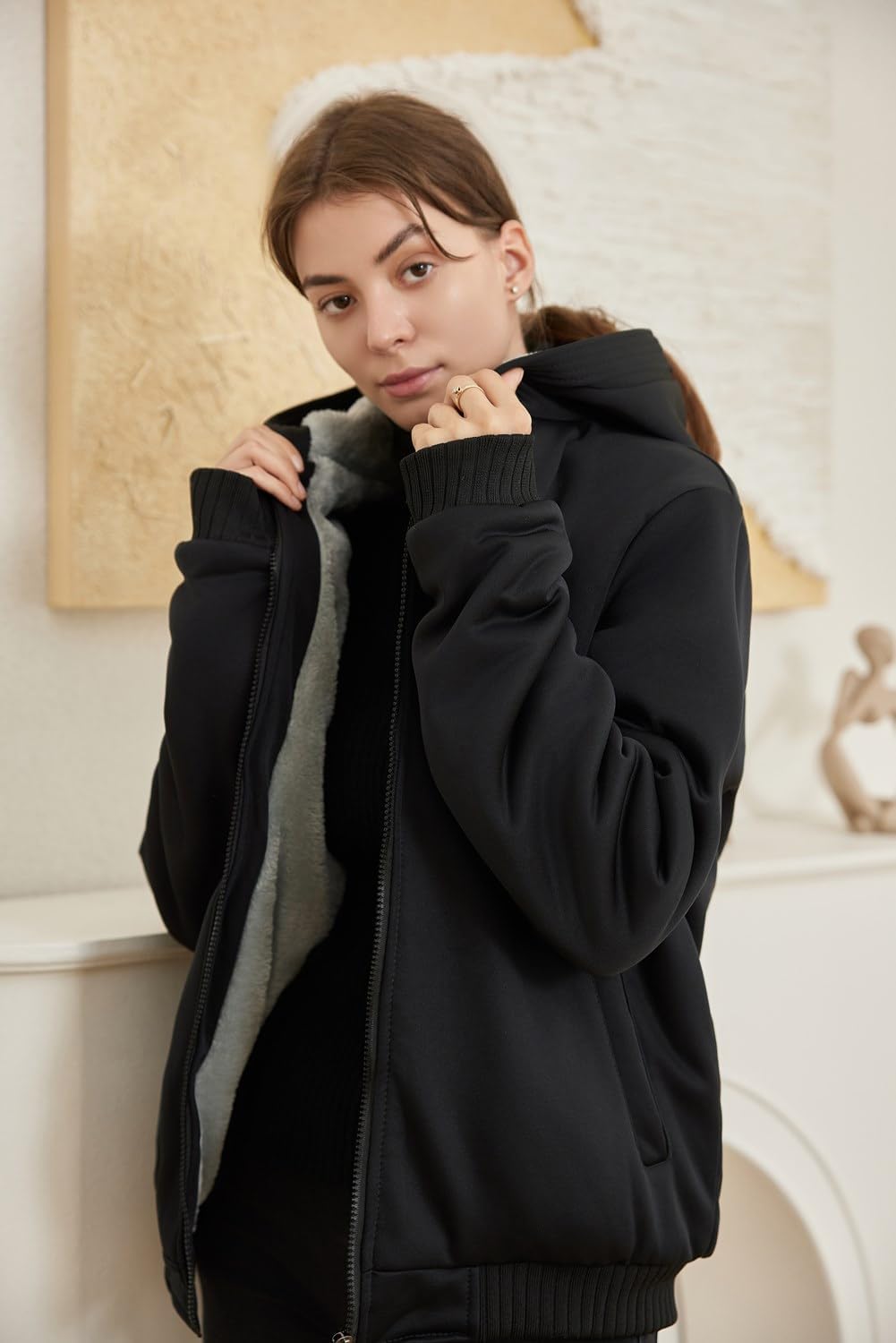 Comfortable Women's Winter Fleece Vest - Gemma
