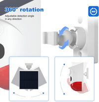 Solarbetriebenes Bewegungsmelder-Alarmgerät mit 120-dB-Sirene und LED-Stroboskop – Feronix