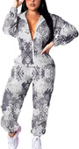 Retro Damen Windbreaker Jumpsuit - Elodie