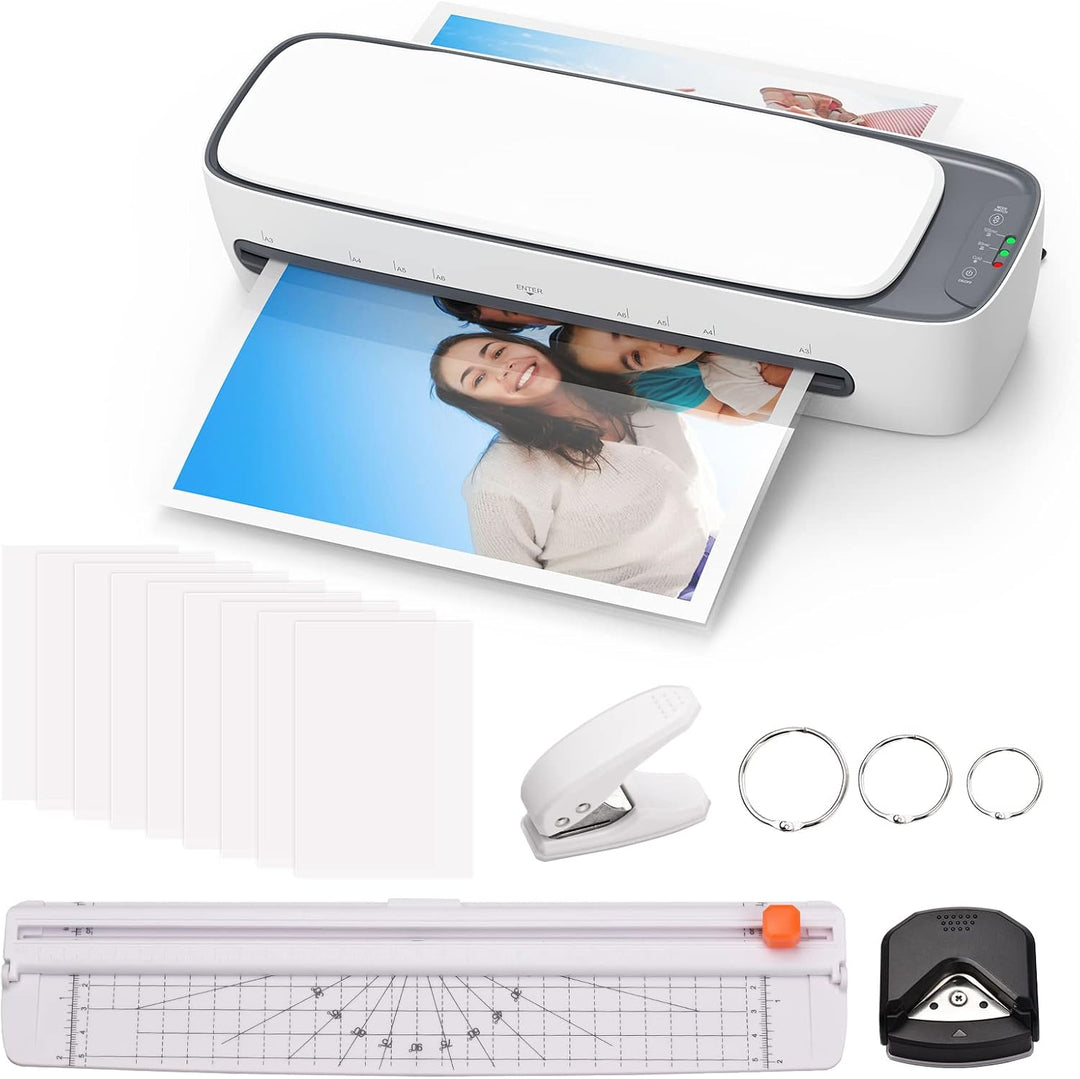 A3 Desktop Laminator Set met Hete & Koude Modus en 6-in-1 Functies – Lexaro