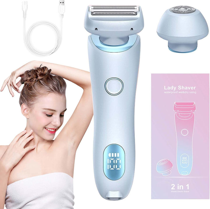 Women's Electric Shaver with 3 High-Speed ​​Blades and 3D Floating Foil – Nivora