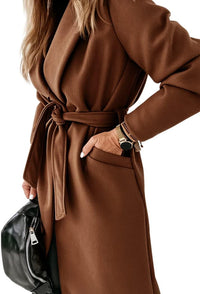 Damen klassische Jacke mit Reverskragen und offenem Vorderteil – Paulina