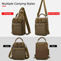 Fishing Sling Bag with Multi-Pocket Bait Storage – Arvion 
