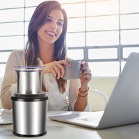 Elektrische Kaffee- & Gewürzmühle mit herausnehmbaren Bechern – BrewMate