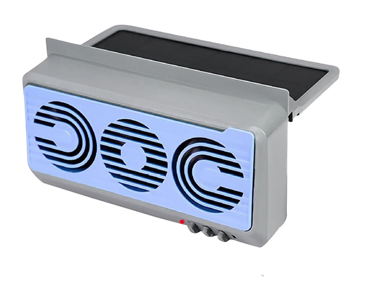 Solar Car Window Fan – Dual Airflow Ventilation System with Cooling Function – Aurovent 