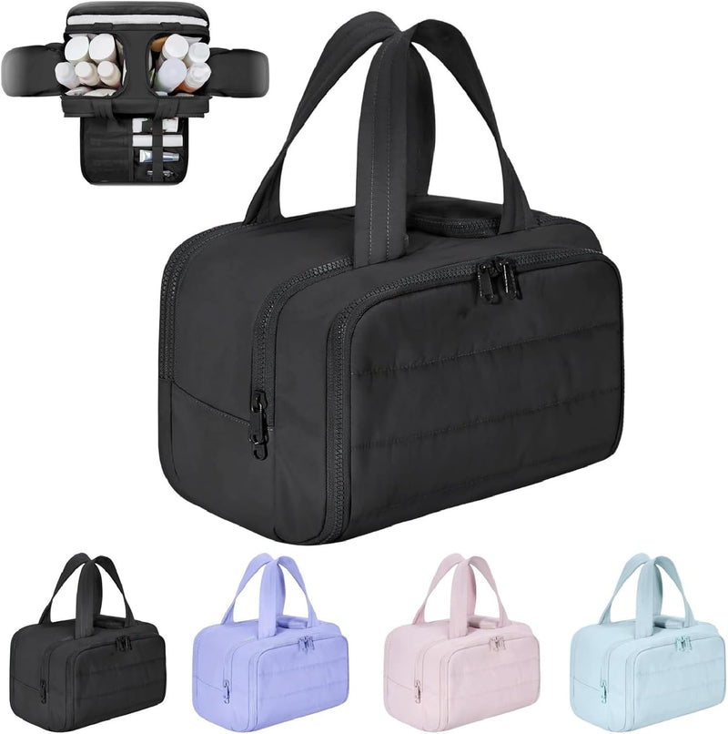 Reis Make-up Tas – Grote Waterdichte Toilettas en Make-uporganizer (4-in-1) – Selvane