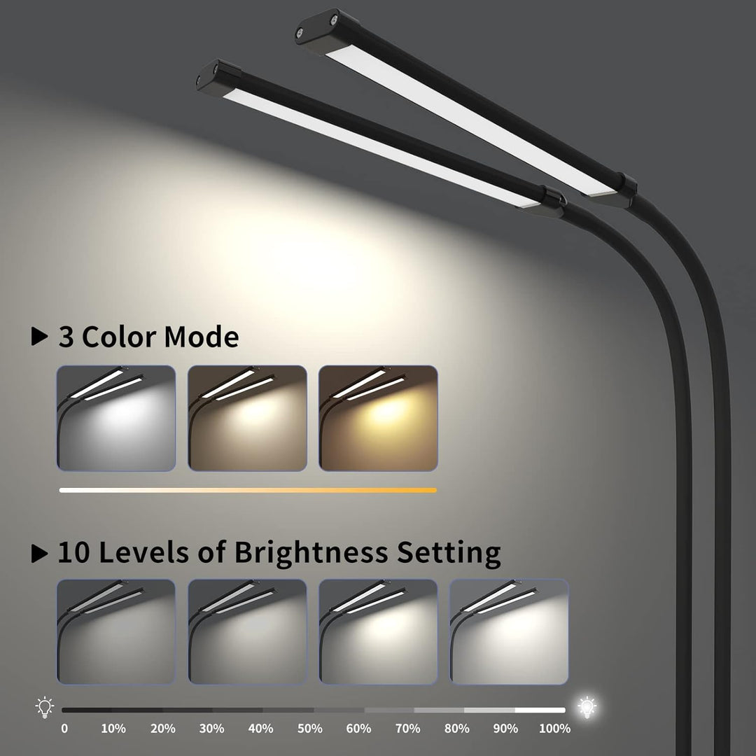 77 LED Bureau Klem Lamp met 70cm Flexibele Hals – Ravien
