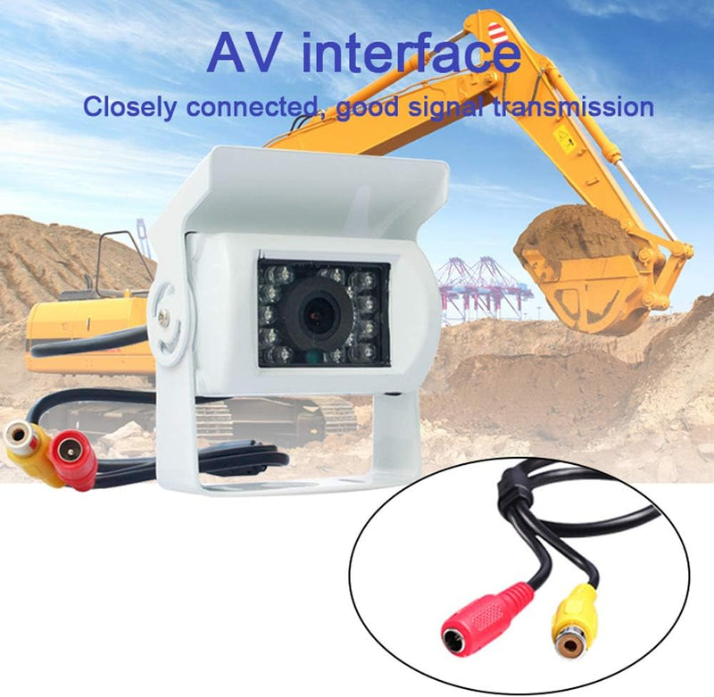 Truck Rear View Camera 12V/24V with 18 LED IR Night Vision IP68 