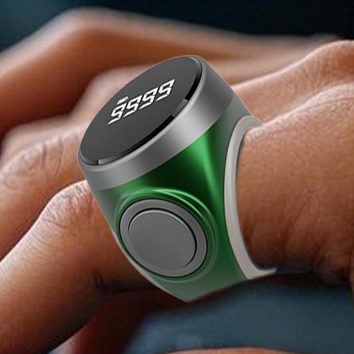 4-stelliger wiederaufladbarer digitaler Fingerzählring – Calmero