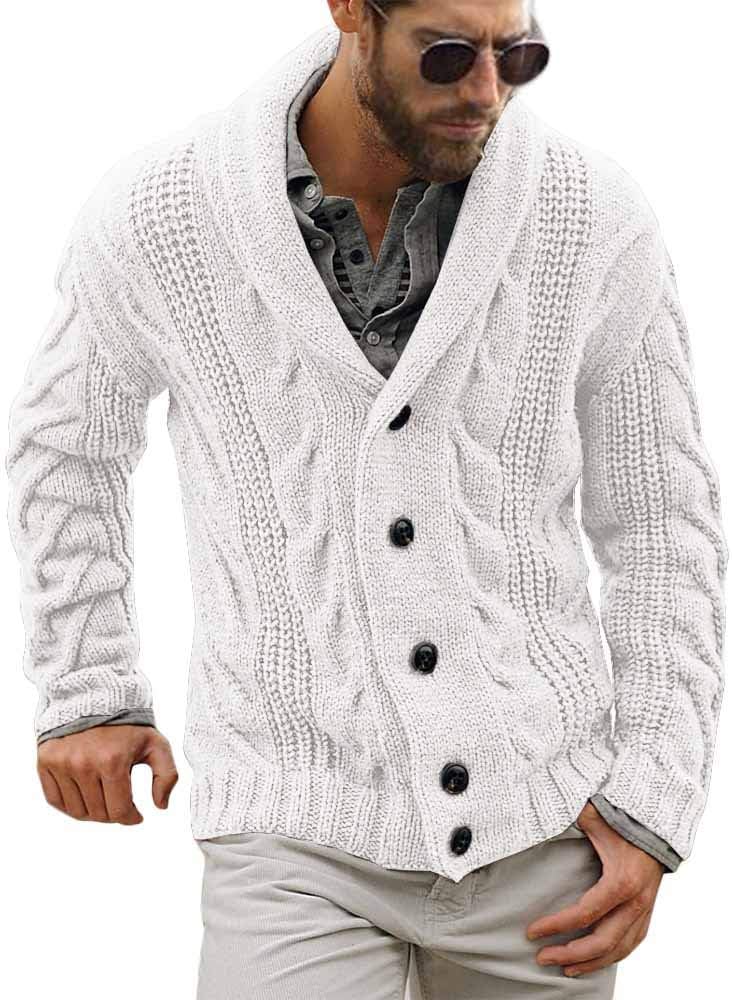 Bequemer gestrickter Herrenpullover - Lucas