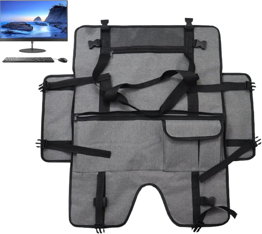 Draagbare Monitorhoes – Beschermende Stofdichte Monitortas met Flanellen Voering – Veynor