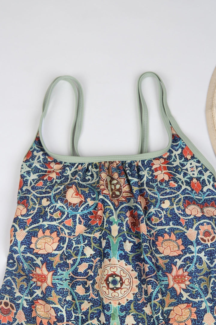 Stilvoller ärmelloser Bikini mit attraktivem Muster - SummerGlow