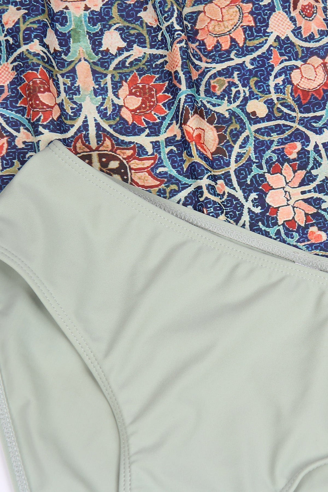 Stilvoller ärmelloser Bikini mit attraktivem Muster - SummerGlow