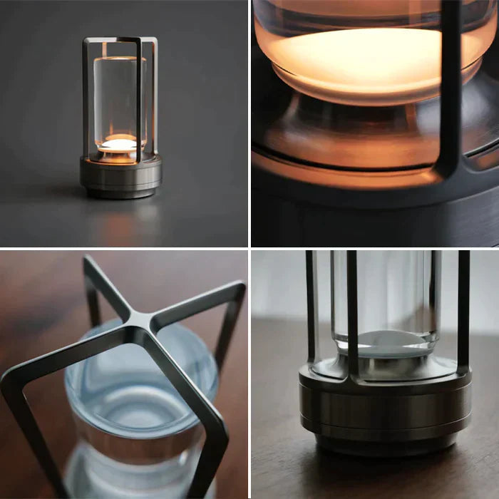 Luxuriöse Kristall-Tischlampe - LumiCrystal