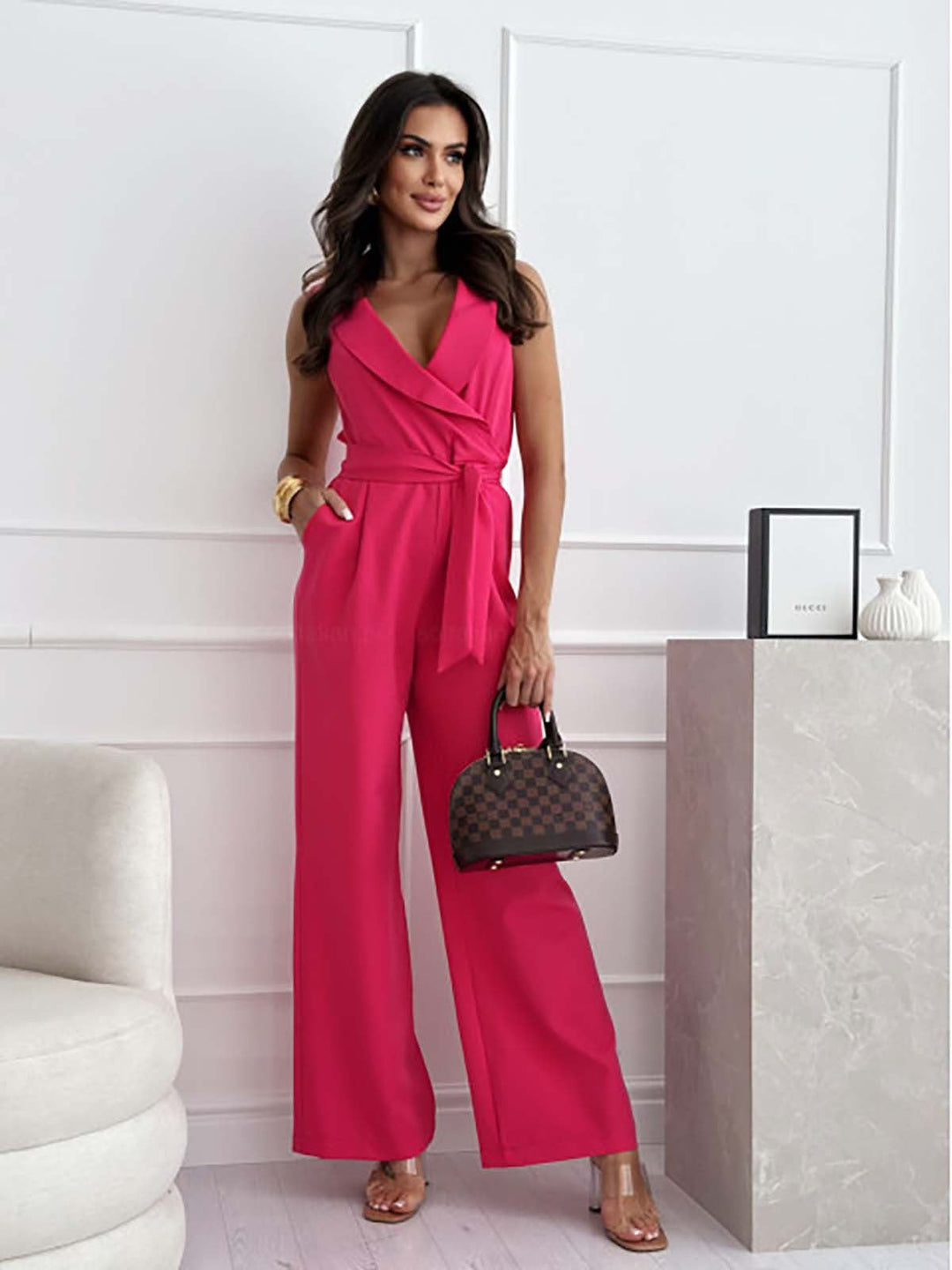Accentuerend & Veelzijdige Dames Jumpsuit met Comfort Stretch – Linnea