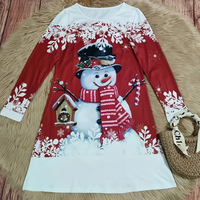 Brashine - Cheerful Christmas Dress for Women