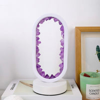 Handgefertigte Amethyst-Lampe - Serenith